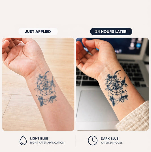 Lunar Bloom Tattoo