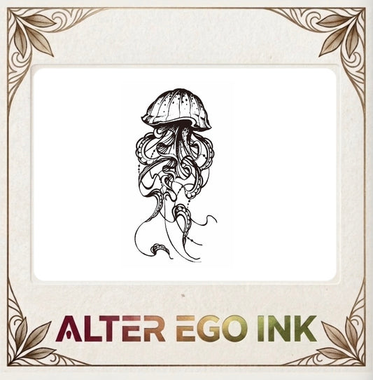 Ethereal Jellyfish Tattoo