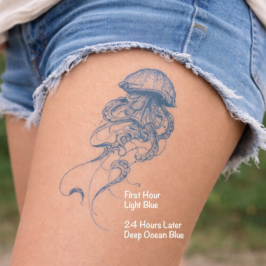 Ethereal Jellyfish Tattoo