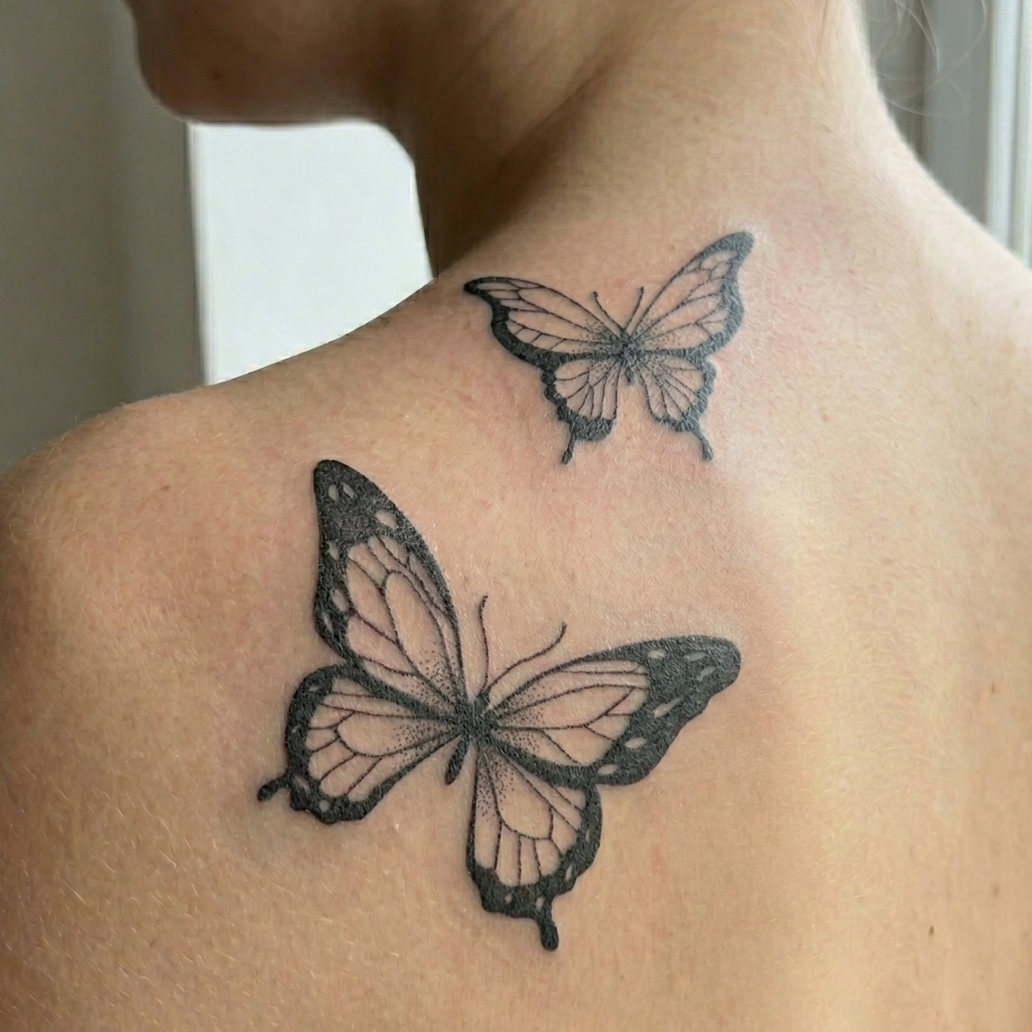 Flutterby Duo Tattoo