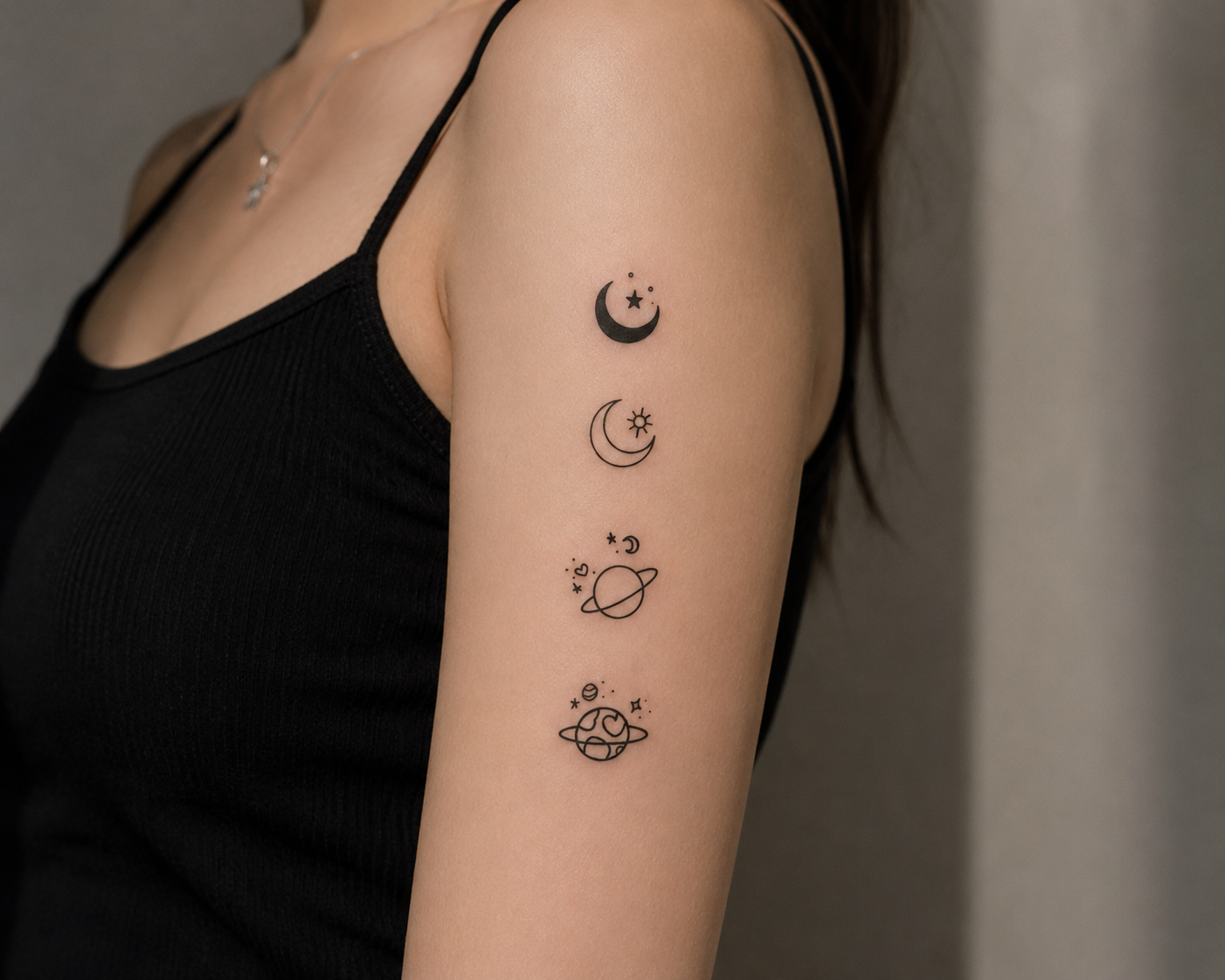 Stars constellation temporary tattoo on wrist — Alter Ego Ink kpop gift