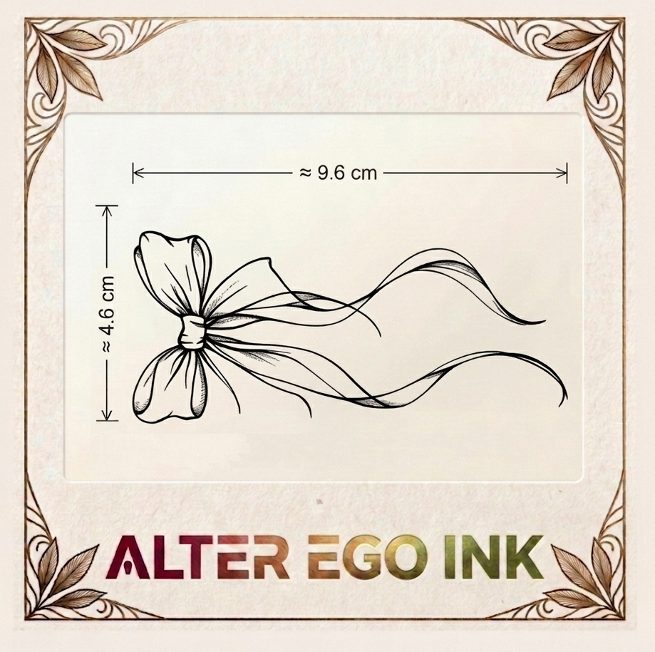 Dainty Bow Tattoo
