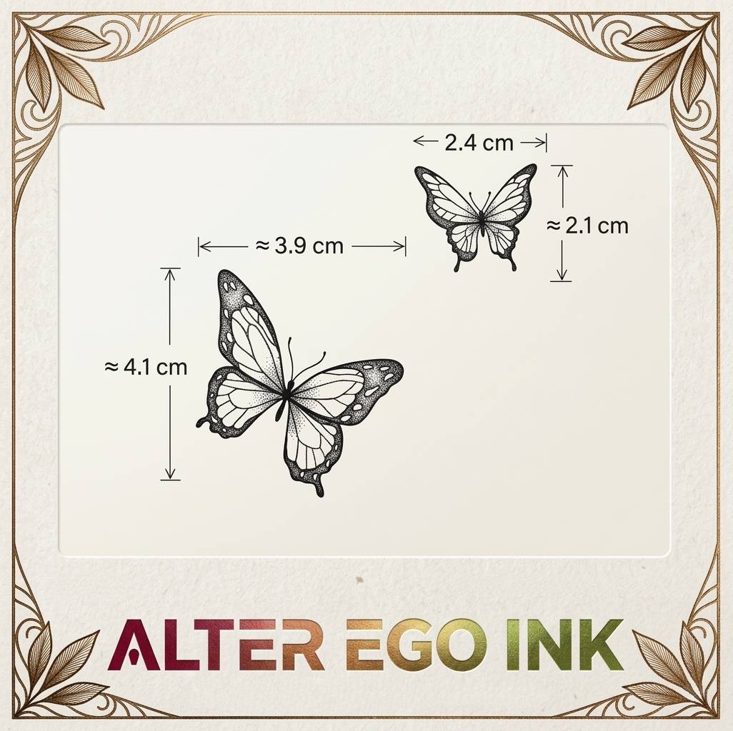 Flutterby Duo Tattoo