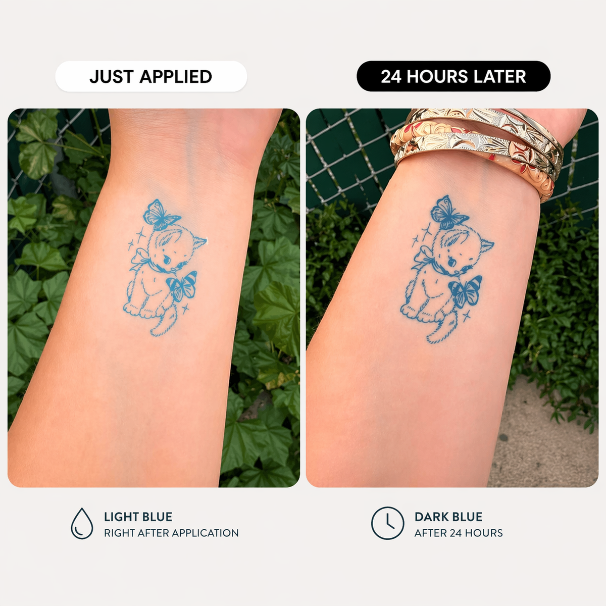 Customer temporary tattoo review video — next-day developed result | Alter Ego Ink real tattoo look