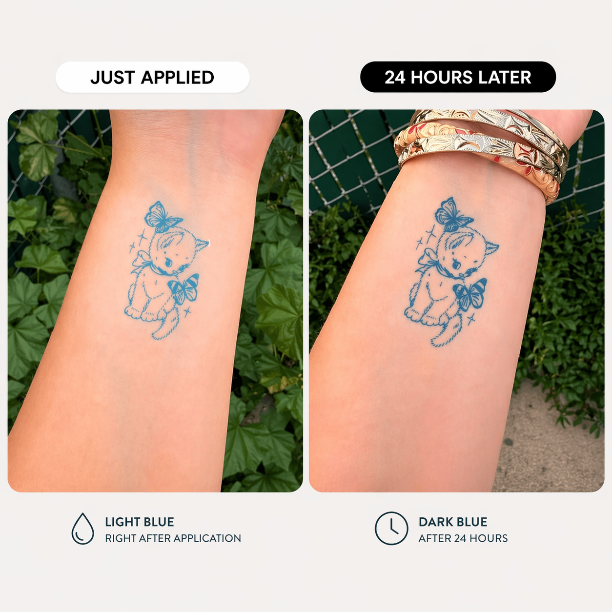 Customer temporary tattoo review video — next-day developed result | Alter Ego Ink real tattoo look