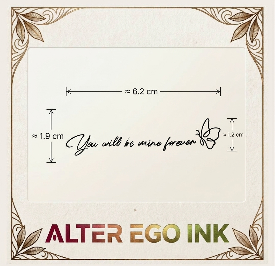 ”You will be mine forever“ Tattoo